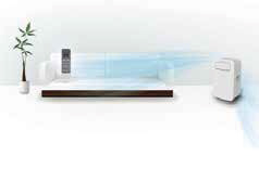 Climatiseur mobile R-410