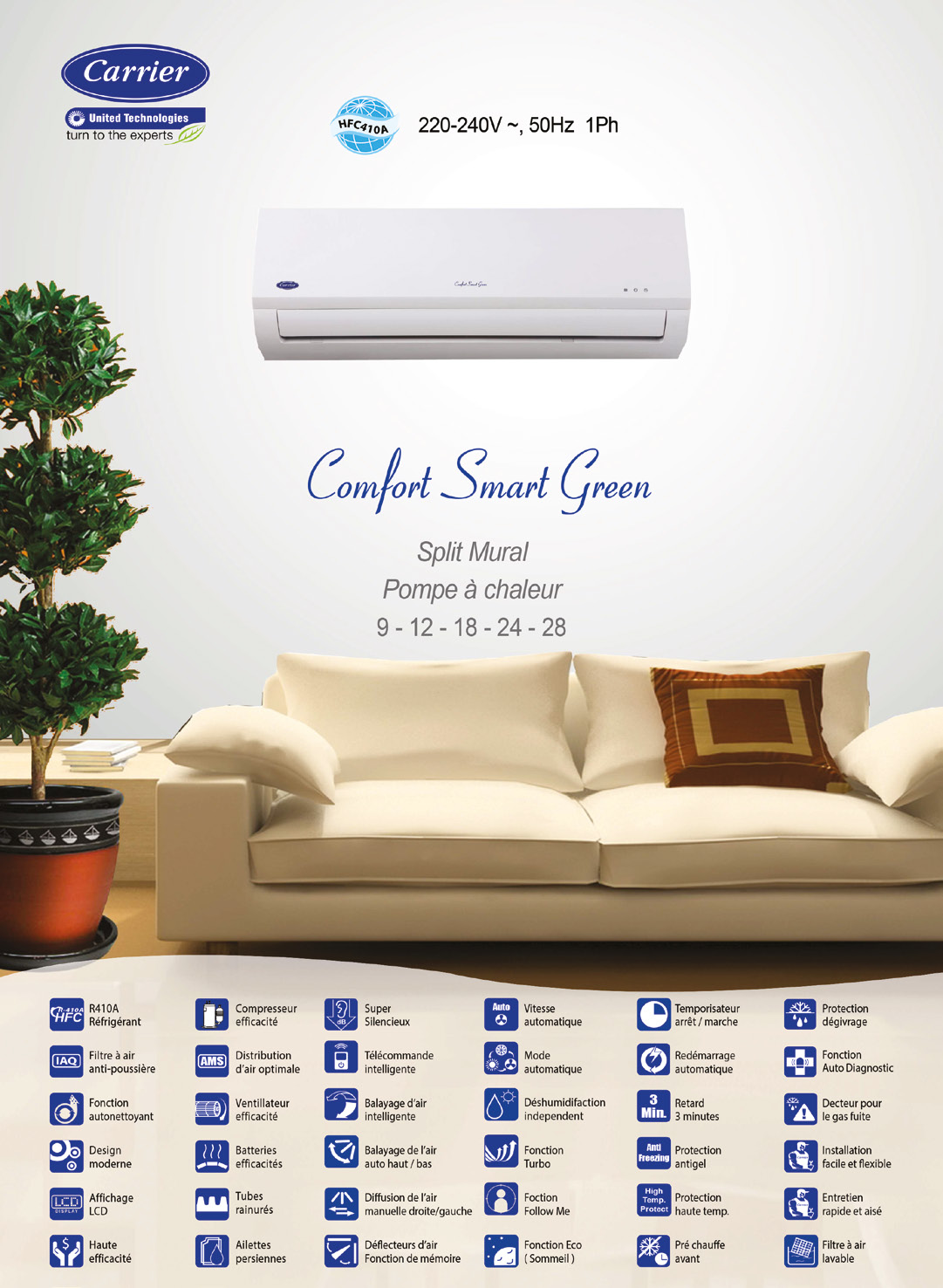 COMFORT SMART GREEN R-410