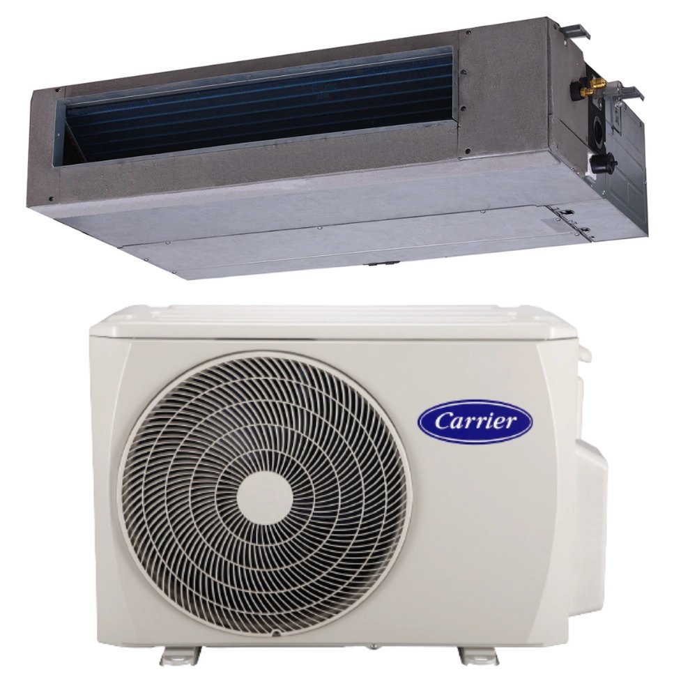Carrier Gainable Inverter 12000 BTU – Climatisation Centralisée Silencieuse et Économique (Modèle 38QUS012D8S-1)